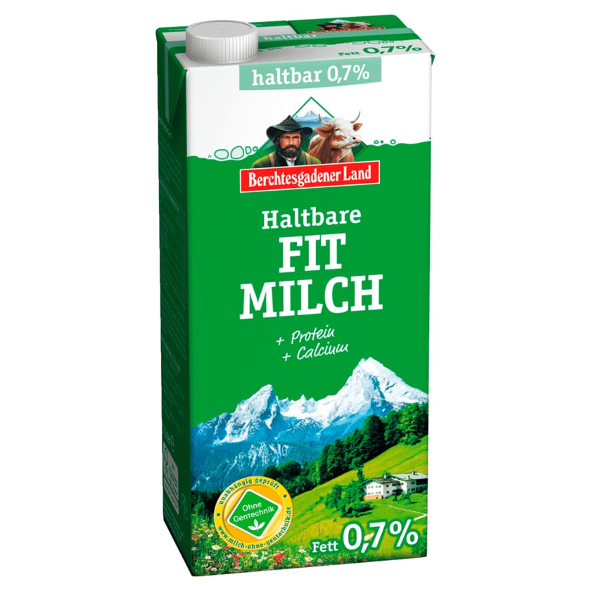 Berchtesgadener Land Haltbare Bergbauern Frühstücksmilch 0,7% 1l